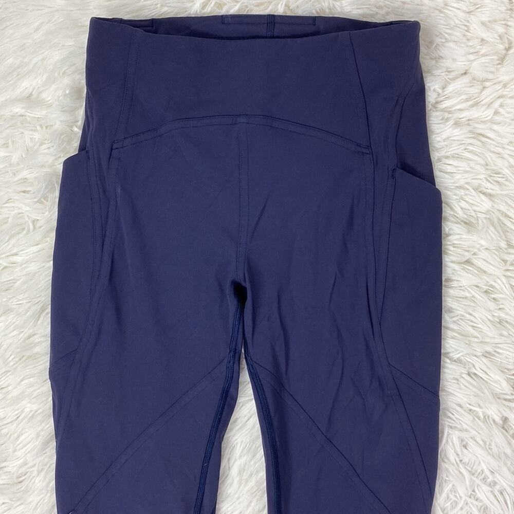 Lululemon Lead The Pack Crop 23" Midnight Navy